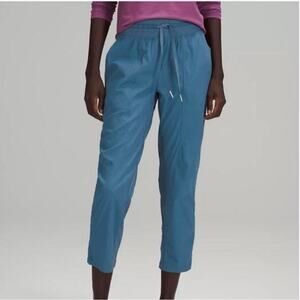 Lululemon Pants Women 4 Utility Blue Dance Studio Mid Rise Crop MR LW6CVTS